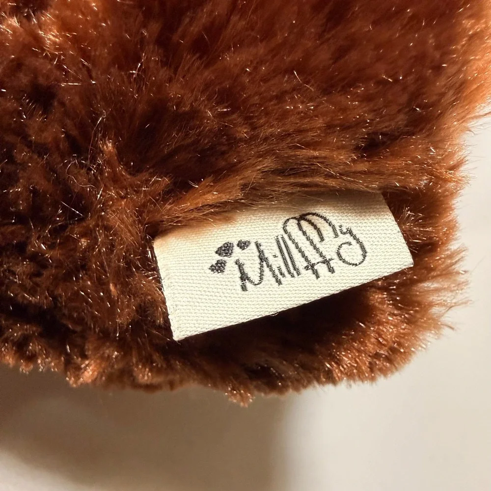 Millffy Brown Bear Paw Slippers Kids 13-3 Monster Claw Plush Fuzzy Non-Slip M